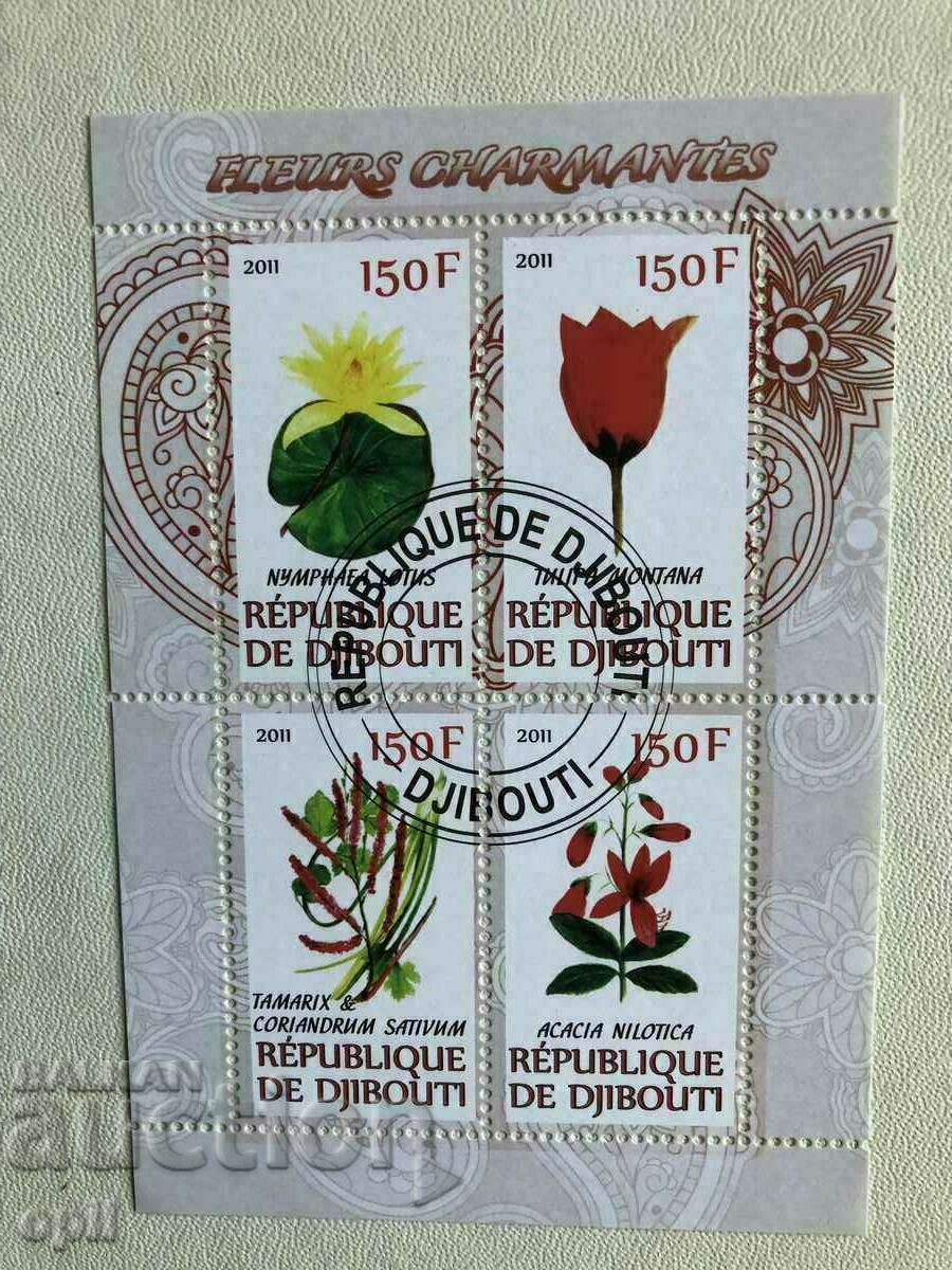 Stamped Block Flowers 2011 Τζιμπουτί