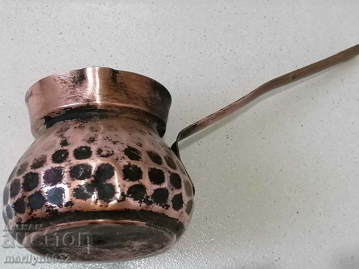 Old copper tin, coffee, baker, copper pot - 7