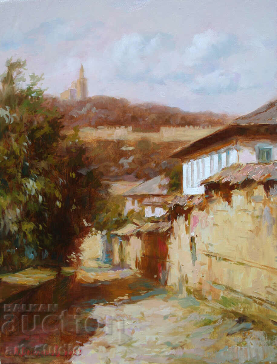 View of Tsarevets - oil paintings