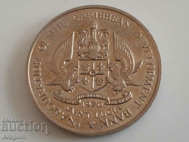 rare Saint Lucia / Lucia $4 coin 1970 - FAO; with price 109.99 BGN | € 56.24 rare Saint Lucia / Lucia $4 coin 1970 - FAO; with price 109.99 BGN | € 56.24