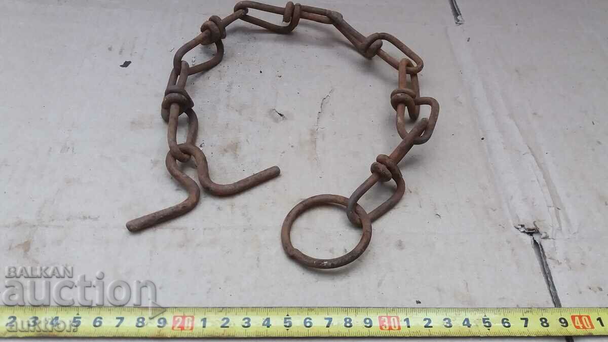 Auction OLD WROUGHT SHANK, CHAIN CHAIN Auction OLD WROUGHT SHANK, CHAIN CHAIN
