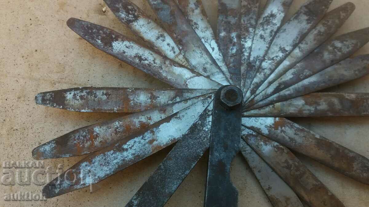 Delivery of Clearance measuring tool, 0.05-1.00 mm - 20 plates Delivery of Clearance measuring tool, 0.05-1.00 mm - 20 plates