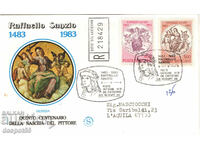 1983. The Vatican. Raphael. "First Day" envelope. Numbered.