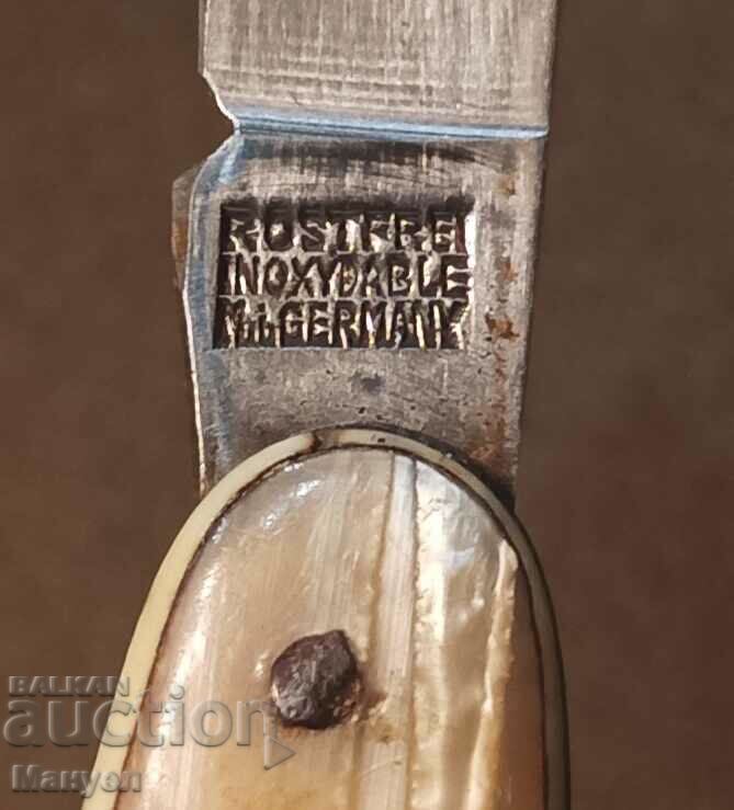 Delivery of Old knife "Sollingen" with mother of pearl. Delivery of Old knife "Sollingen" with mother of pearl.