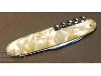 Old knife "Sollingen" with mother of pearl.
