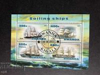 Stamped Block Ships 2013 Rwanda