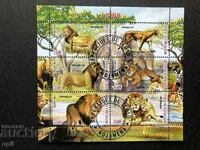 Stamped Block Lions 2011 Chad