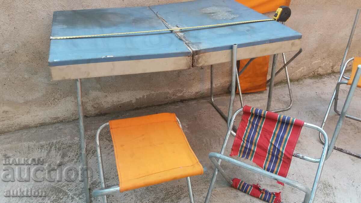 TOURIST SET 4 CHAIRS AND TABLE IN A SUITCASE - 6