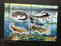 Stamped Block Crocodiles 2011 Chad