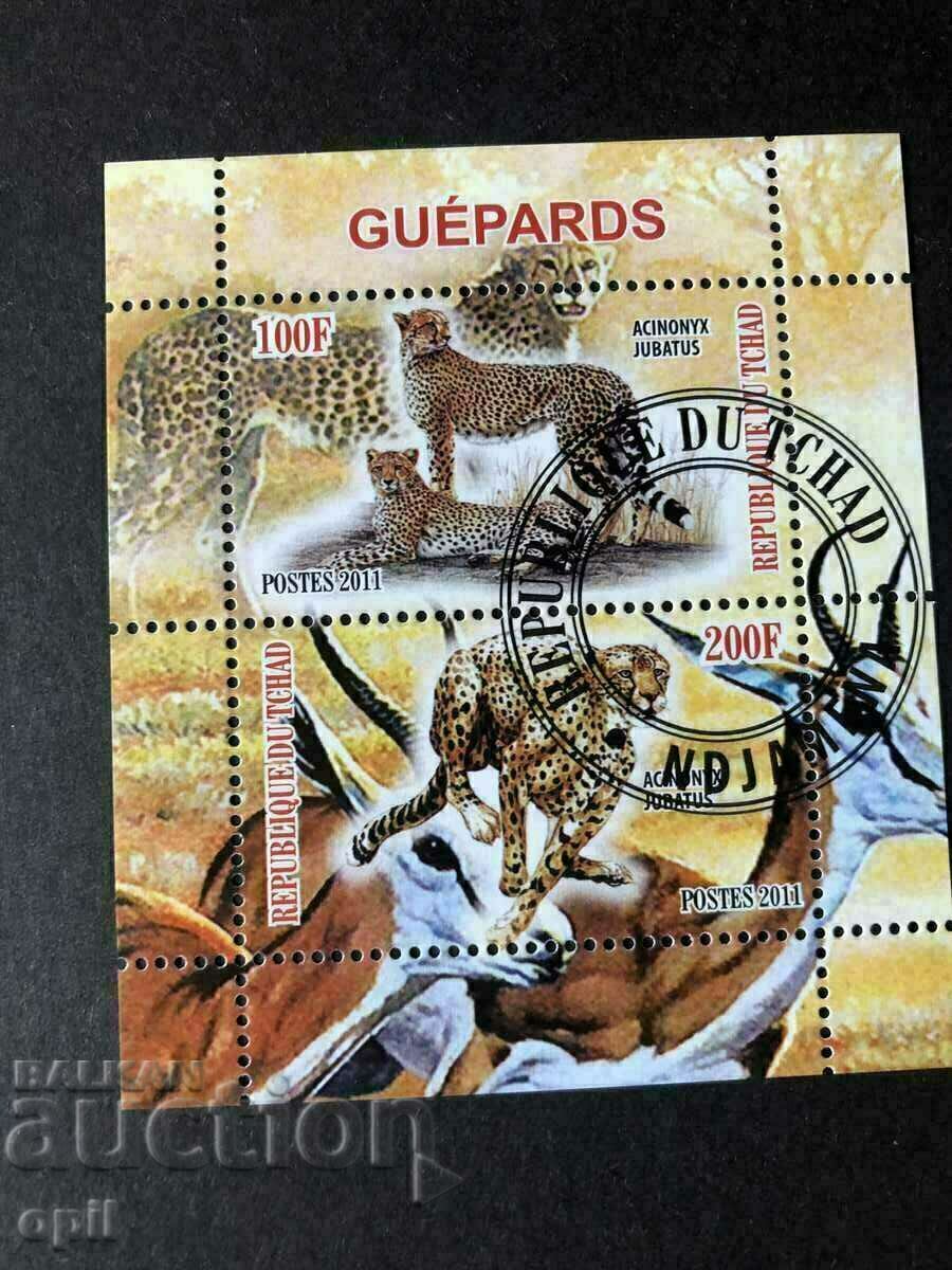 Stamped Cheetah Block 2011 Τσαντ