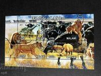 Stamped Block African Animals 2011 Μαλάουι