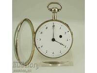 Silver 1/4 Repeater Repetator de ceas de buzunar argintiu 1820.