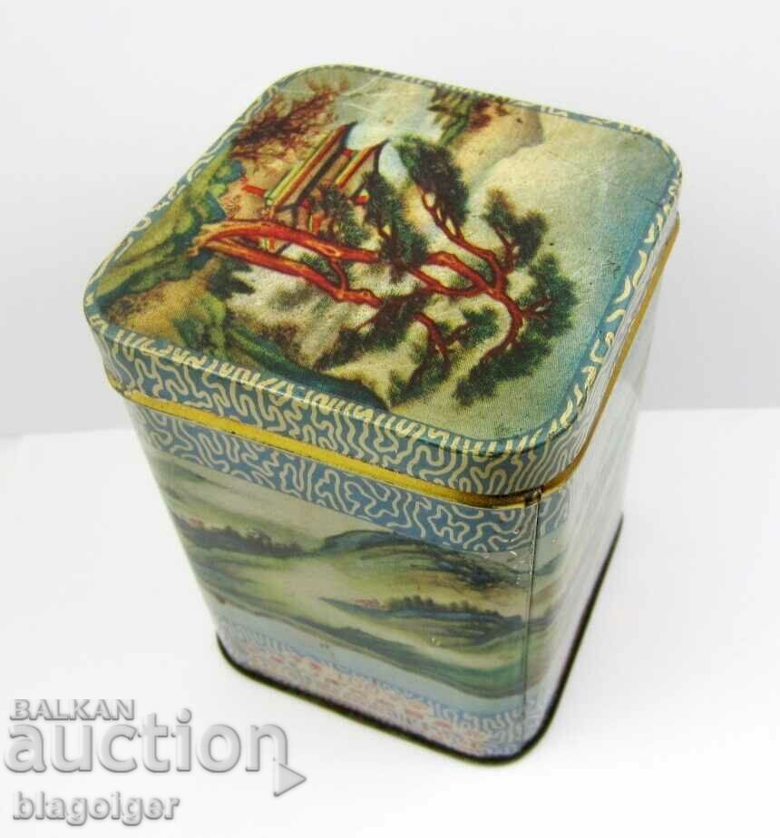 OLD METAL TEA BOX-CHINA-ANTIQUE - 5 OLD METAL TEA BOX-CHINA-ANTIQUE - 5