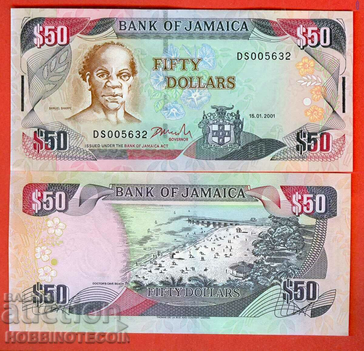 JAMAICA JAMAICA Emisiune de 50 USD 2001 NOU UNC
