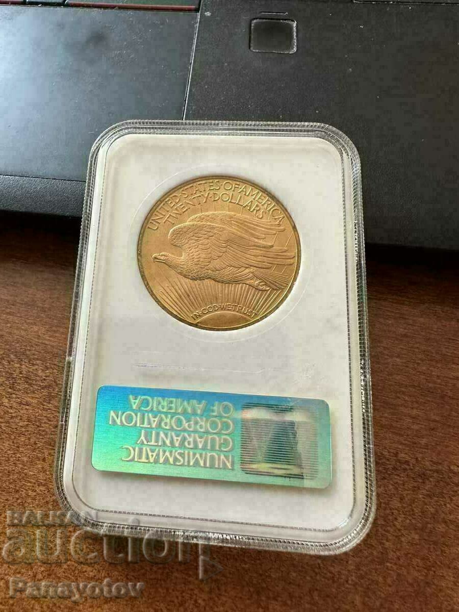 20 DOLLARS 1924 USA GOLD COIN MS 64 NGC PCGS - 5 20 DOLLARS 1924 USA GOLD COIN MS 64 NGC PCGS - 5