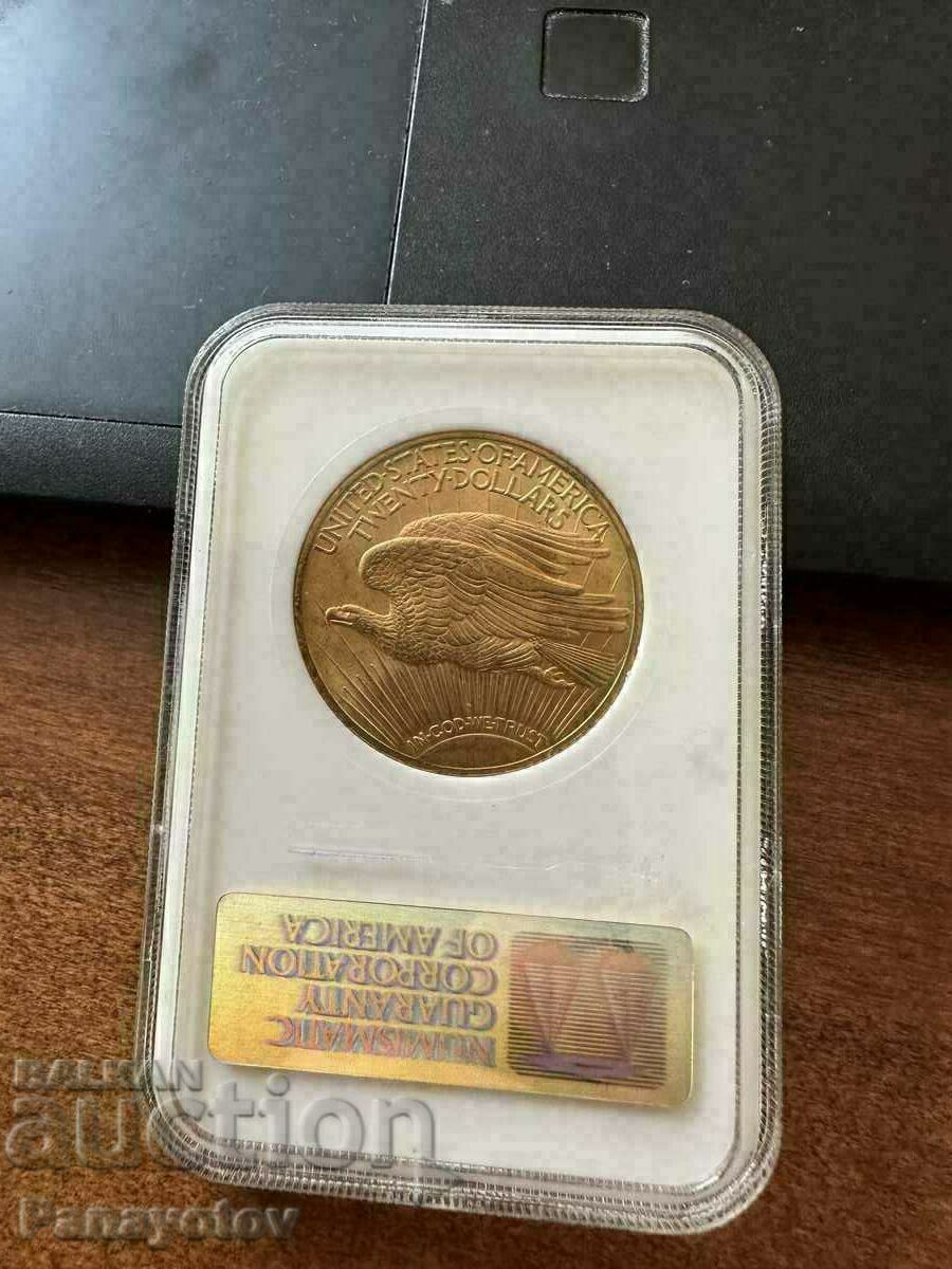 20 DOLLARS 1924 USA GOLD COIN MS 64 NGC PCGS - 6 20 DOLLARS 1924 USA GOLD COIN MS 64 NGC PCGS - 6