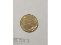 Franța 5 centimes 1976