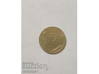 Franța 5 centimes 1979