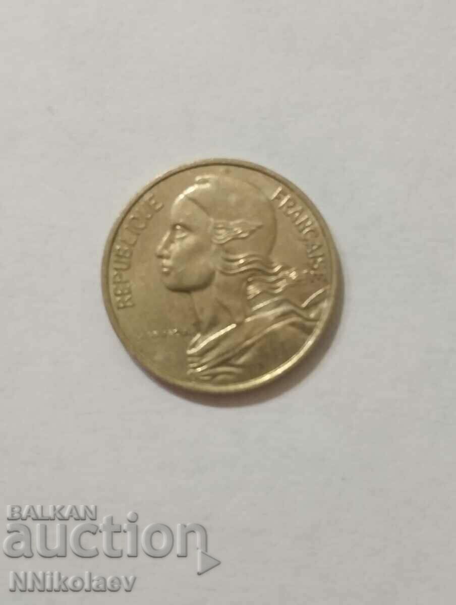 Auction  France 5 centimes 1986