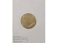 Franta 5 centimes 1987