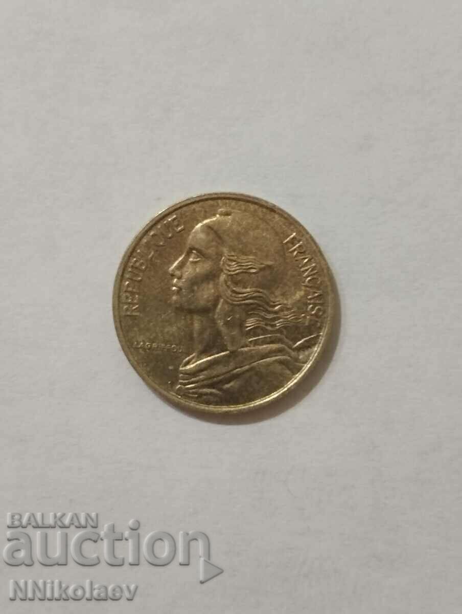 Livrarea Franța 5 centimes 1992 Livrarea Franța 5 centimes 1992