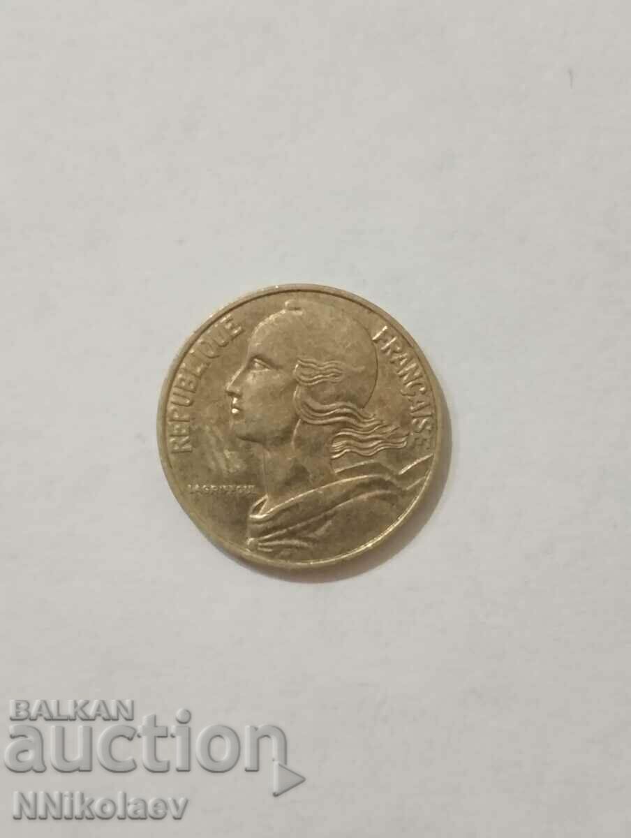 Γαλλία 5 εκατοστά 1994 με τιμή 1.00 BGN | € 0.51 Γαλλία 5 εκατοστά 1994 με τιμή 1.00 BGN | € 0.51