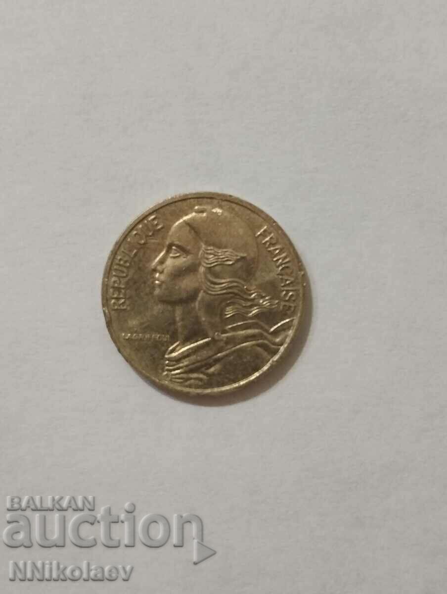 Γαλλία 5 εκατοστά 1998 με τιμή 1.00 BGN | € 0.51 Γαλλία 5 εκατοστά 1998 με τιμή 1.00 BGN | € 0.51