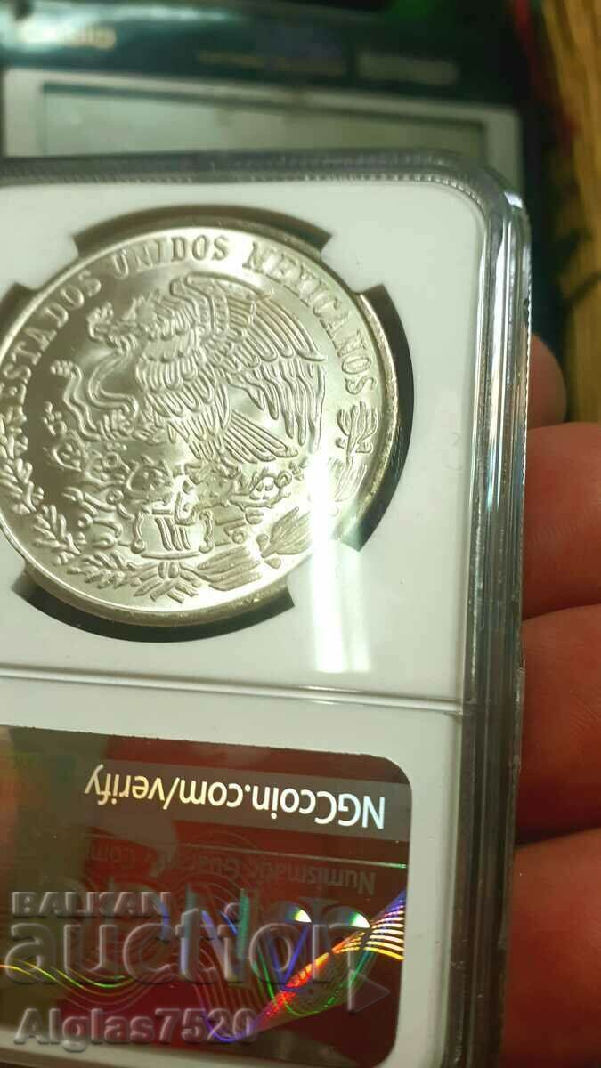 Delivery of 100 pesos /silver /1978 Mexico MS 65