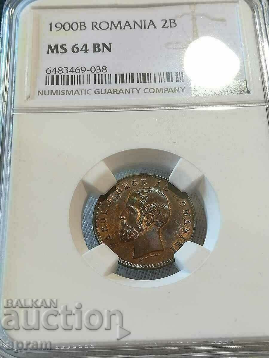 Auction 2 bathrooms 1900. MS 64. ROMANIA. Auction 2 bathrooms 1900. MS 64. ROMANIA.