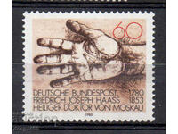 1980. Germany. Friedrich Joseph Haas - physician and philosopher.