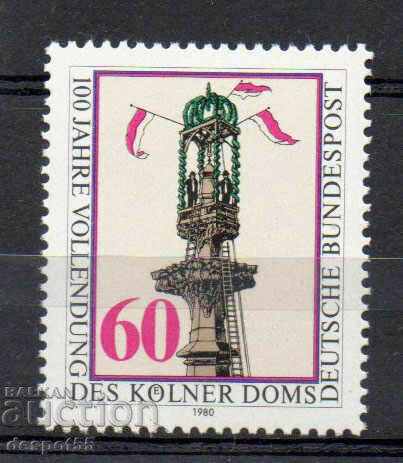 1980. Germany. The 100th anniversary of Cologne Cathedral.