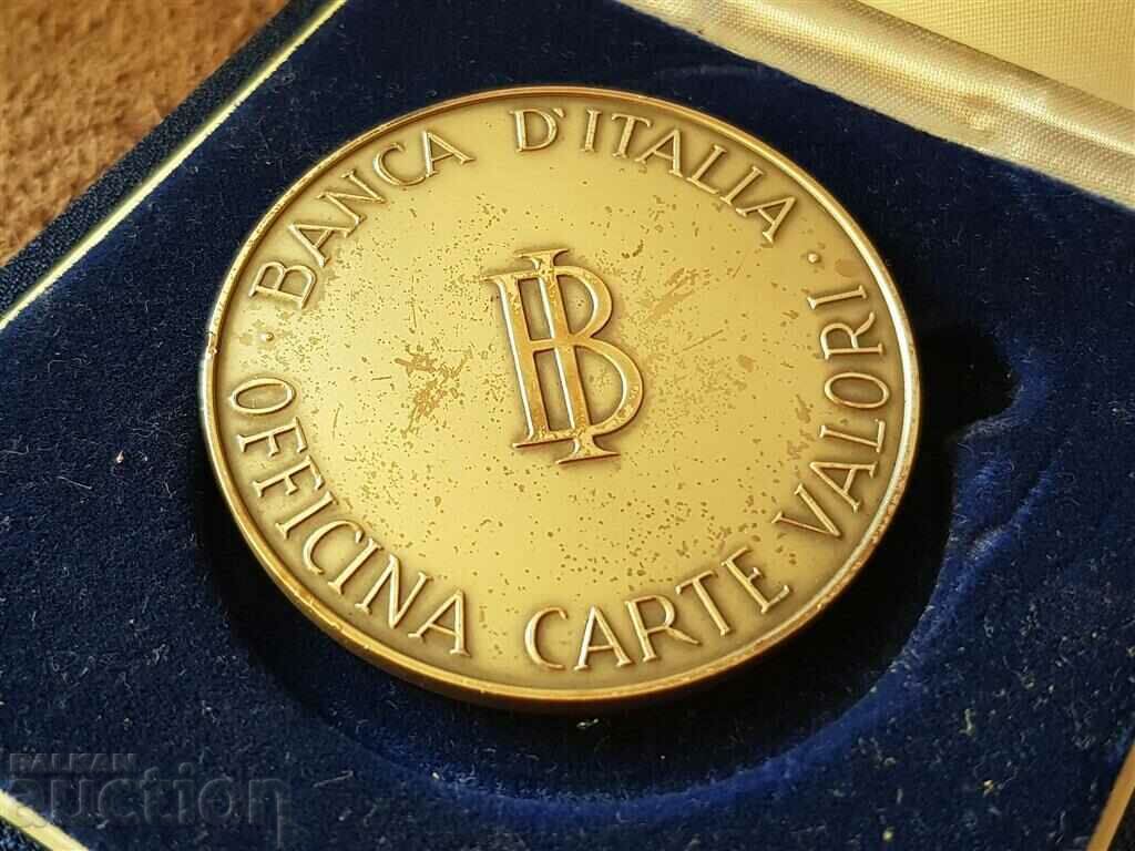 Μετάλλιο ιταλικού ασημένιου νομίσματος Τράπεζα της Ιταλίας - 5 Μετάλλιο ιταλικού ασημένιου νομίσματος Τράπεζα της Ιταλίας - 5