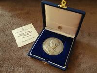 Италианска сребърна монета медал Джузепе Джоакино Бели