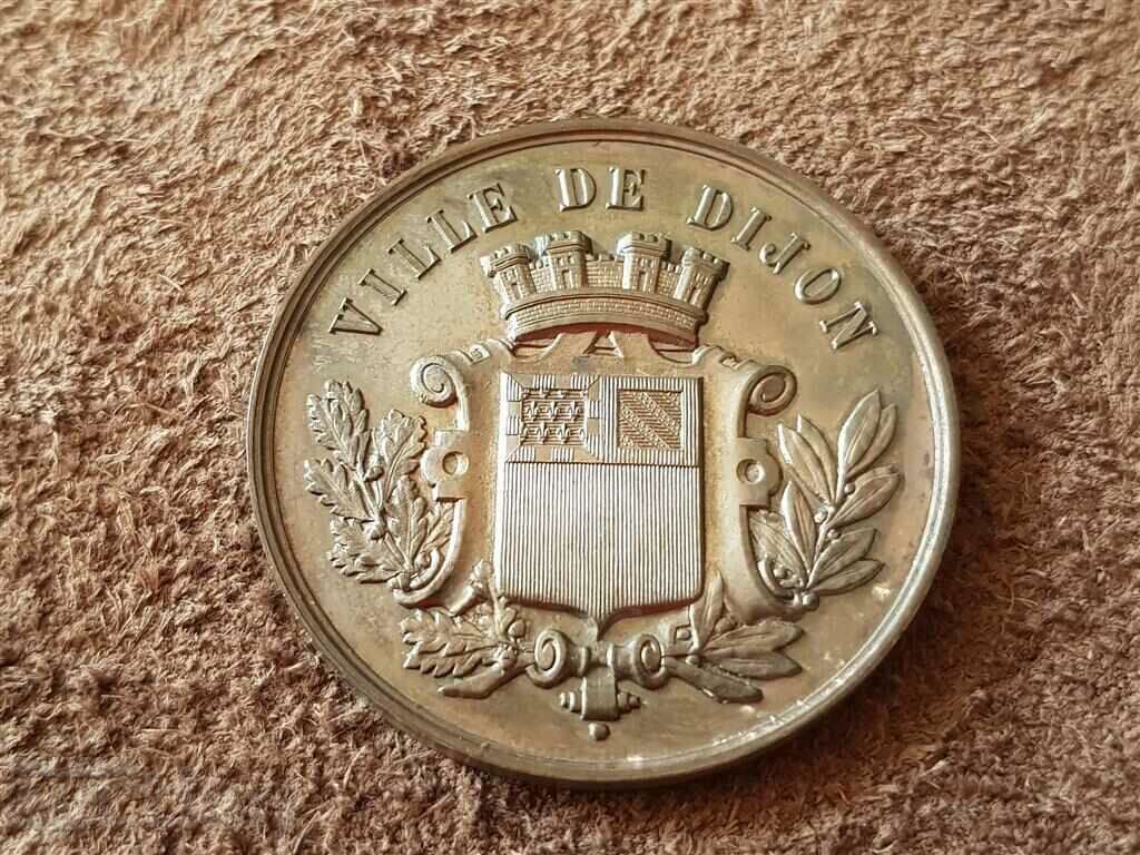 Licitație franceza secolul al XIX-lea. Moneda de argint Conservatorul Musiaclana din Dijon