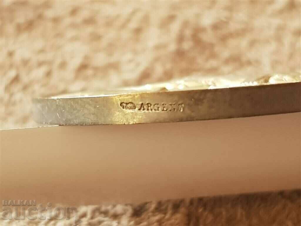 franceza secolul al XIX-lea. Moneda de argint Conservatorul Musiaclana din Dijon - 5