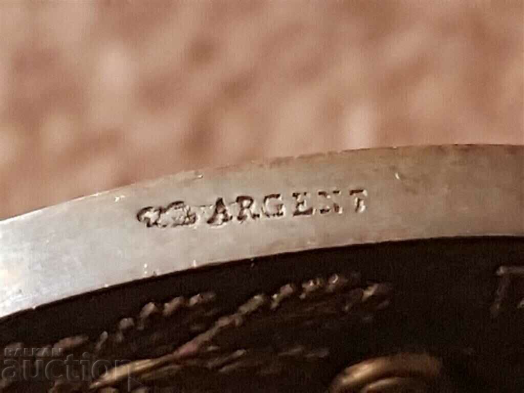 franceza secolul al XIX-lea. Moneda de argint Conservatorul Musiaclana din Dijon - 6