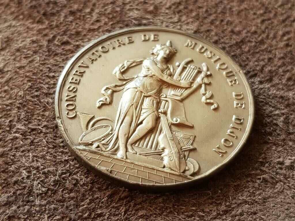 Γαλλικά 19ος αι. ασημένιο νόμισμα Musiaclana Conservatoire Dijon με τιμή 130.00 BGN | € 66.47 Γαλλικά 19ος αι. ασημένιο νόμισμα Musiaclana Conservatoire Dijon με τιμή 130.00 BGN | € 66.47