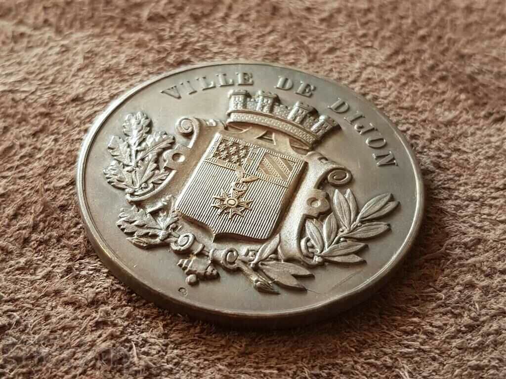 Γαλλικά 19ος αι. ασημένιο νόμισμα Musiaclana Conservatoire Dijon - 5 Γαλλικά 19ος αι. ασημένιο νόμισμα Musiaclana Conservatoire Dijon - 5