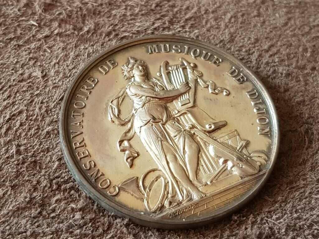 Auction French 19th c. silver coin Musiaclana Conservatoire Dijon Auction French 19th c. silver coin Musiaclana Conservatoire Dijon