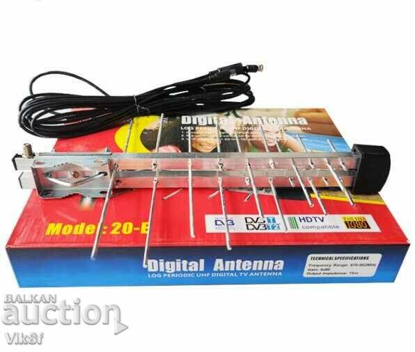 External antenna for air TV ANTENA DVB-T UHF HDTV with price 21.50 BGN | € 10.99