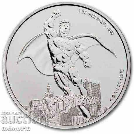 1 oz Silver Superman - Samoa 2023 from the DC series