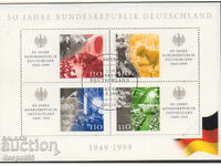 1999 Germania. Cea de-a 50-a aniversare a Republicii Federale. bloc