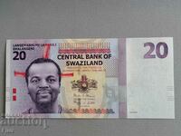 Banknote - Swaziland - 20 Enamel UNC | 2017
