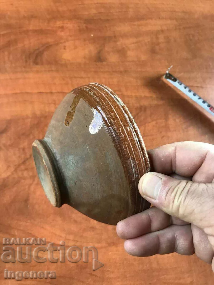 OLD CERAMIC DEEP PANCY BOWL - 5 OLD CERAMIC DEEP PANCY BOWL - 5