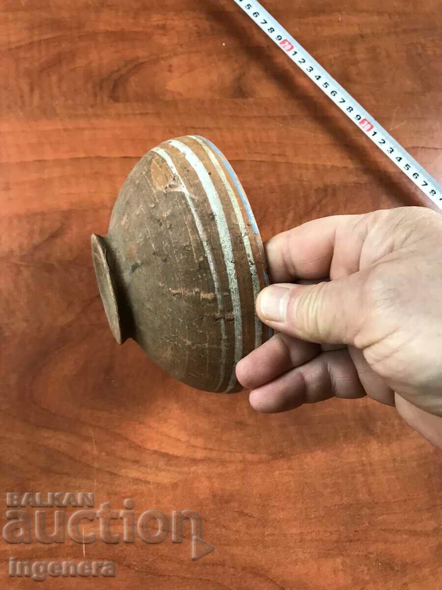 OLD CERAMIC DEEP PANCY BOWL - 5 OLD CERAMIC DEEP PANCY BOWL - 5