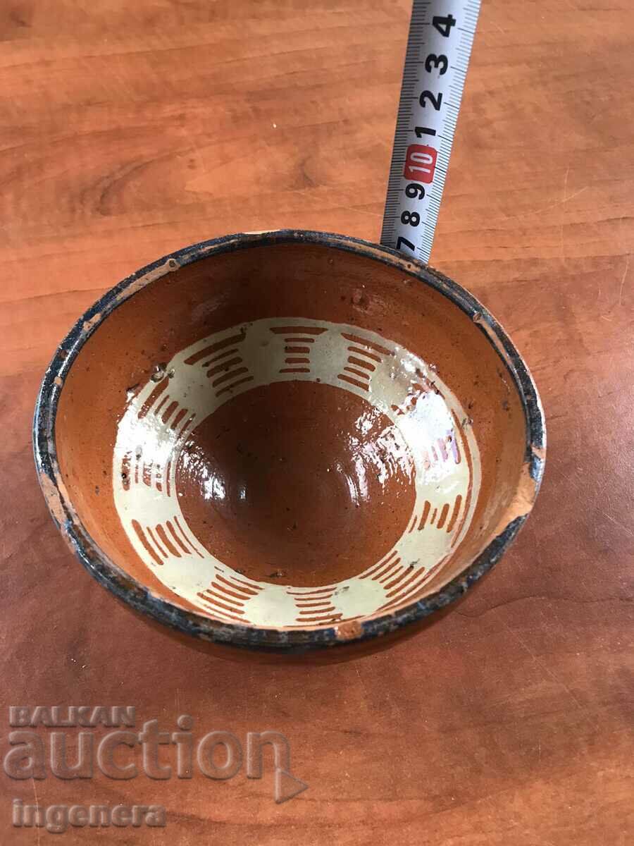 Auction  OLD CERAMIC DEEP PANCY BOWL