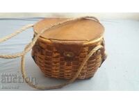 Old fishing basket for fish