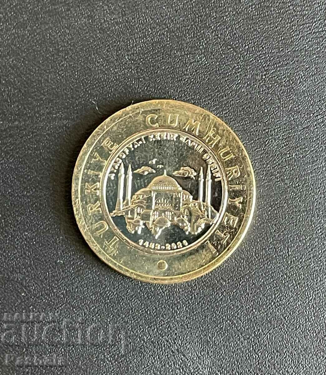 Turkey 1 lira 2020 with price 4.00 BGN | € 2.05 Turkey 1 lira 2020 with price 4.00 BGN | € 2.05