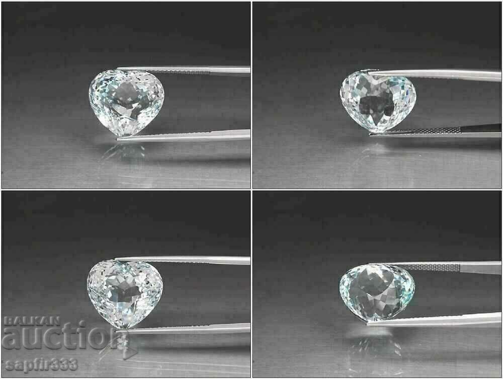 Auction  UNTREATED!!! DIVINE HEART TOPAZ IN HIGH PURITY VVS