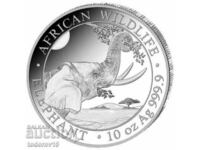 Elefant somalez de argint 10 oz 2023